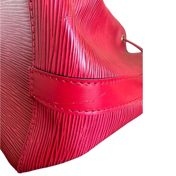 LOUIS VUITTON EPI LEATHER LARGE NOE RED - Picture 3 of 8